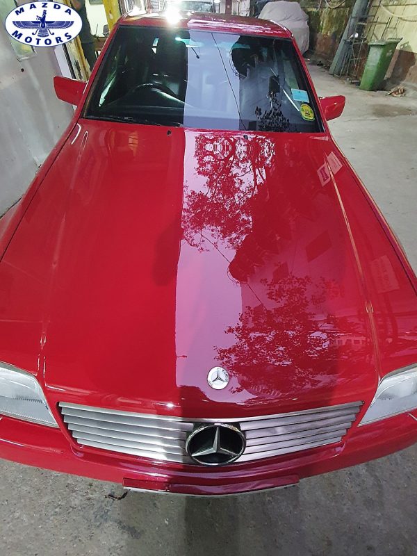 SL bonnet after